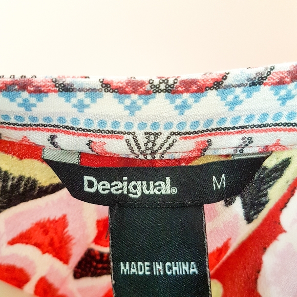 Stunning red desigual blouse - Picture 2 of 8